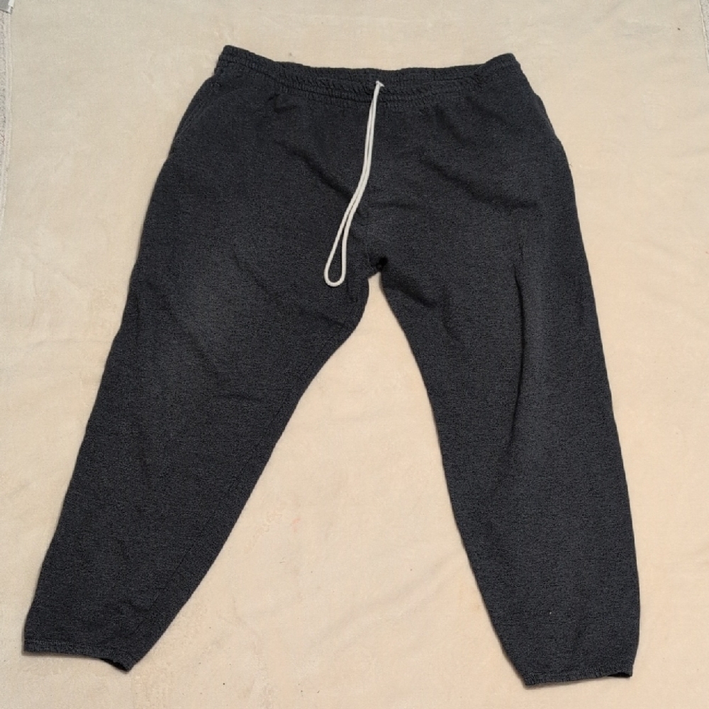 Fruit of the Loom Mens Charcoal Gray Sweatpants Size 3XL